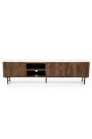 Mueble de TV de Madera de Mango 200 cm (3 Puertas) | OROA Home Lio | Oroa.es