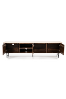 Mueble de TV de Madera de Mango 200 cm (3 Puertas) | OROA Home Lio | Oroa.es