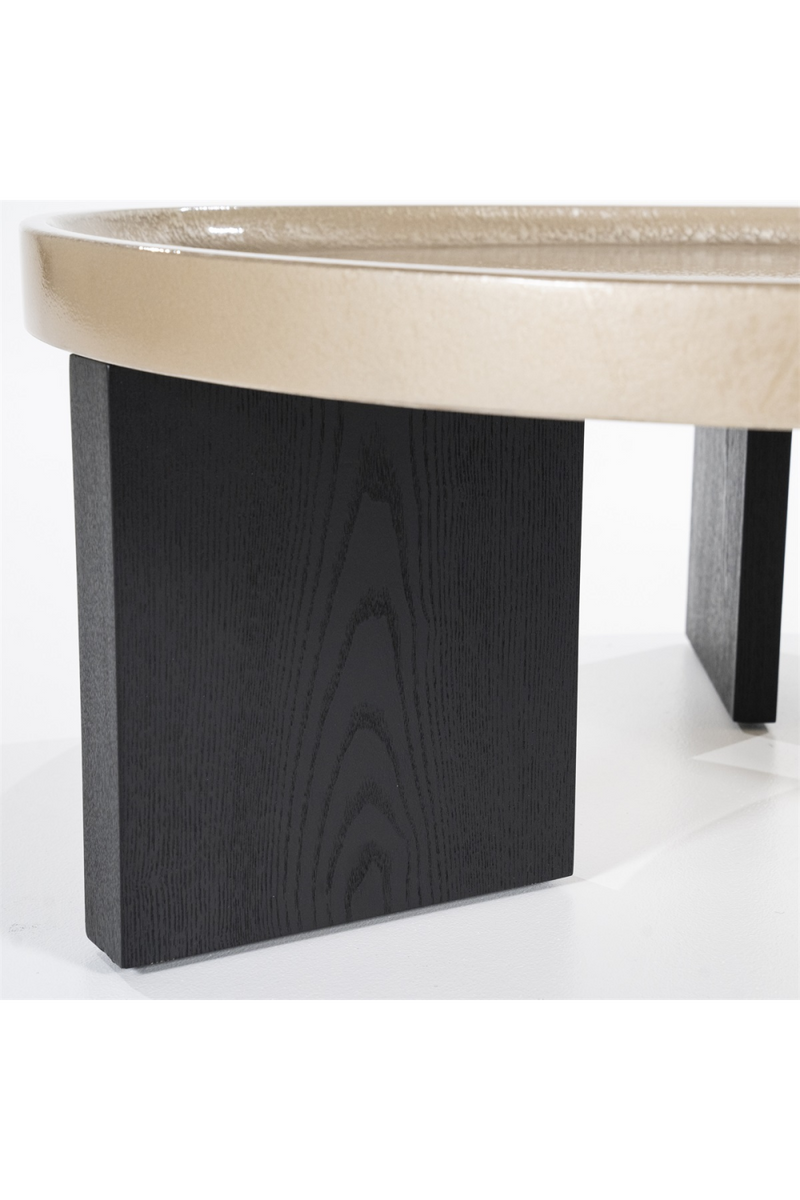 Mesa de Centro de Chapa de Roble Beige 90x35 cm | Oroa Home Mayson | Oroa.es