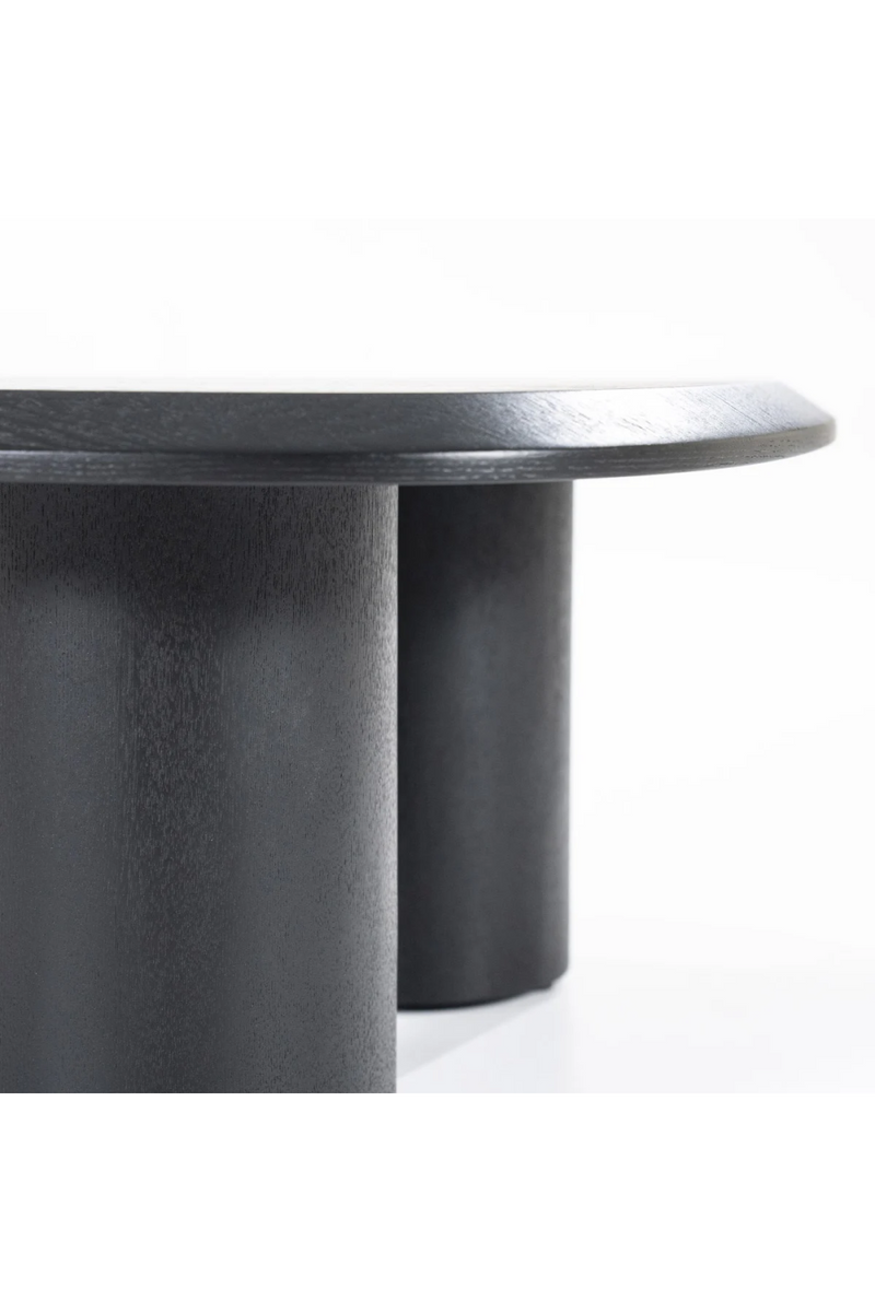 Mesa de Centro de Chapa de Roble Negra 96x78 cm | Oroa Home Walter | Oroa.es