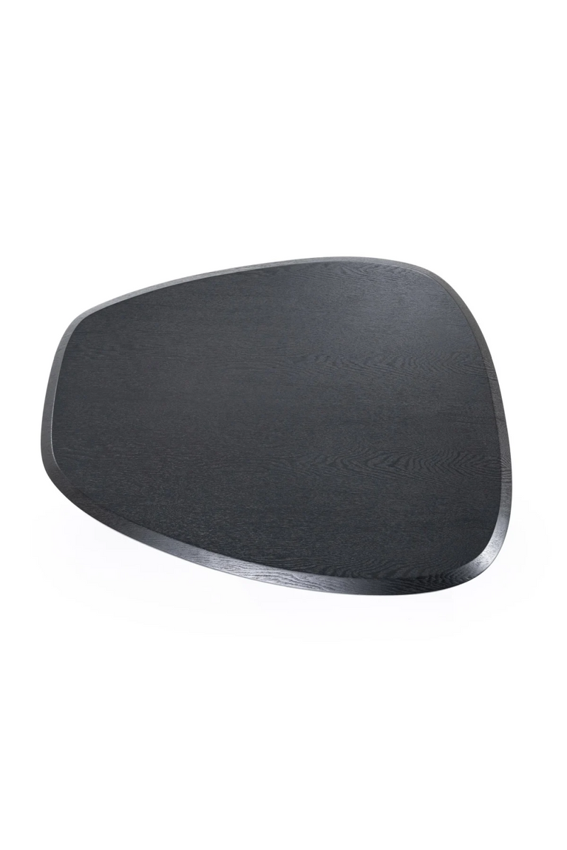 Mesa de Centro de Chapa de Roble Negra 106x88 cm | Oroa Home Walter | Oroa.es