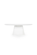 Mesa de Comedor Ovalada de Fibra de Vidrio | Oroa Home Elin | Oroa.es