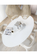 Mesa de Comedor Ovalada de Fibra de Vidrio | Oroa Home Elin | Oroa.es