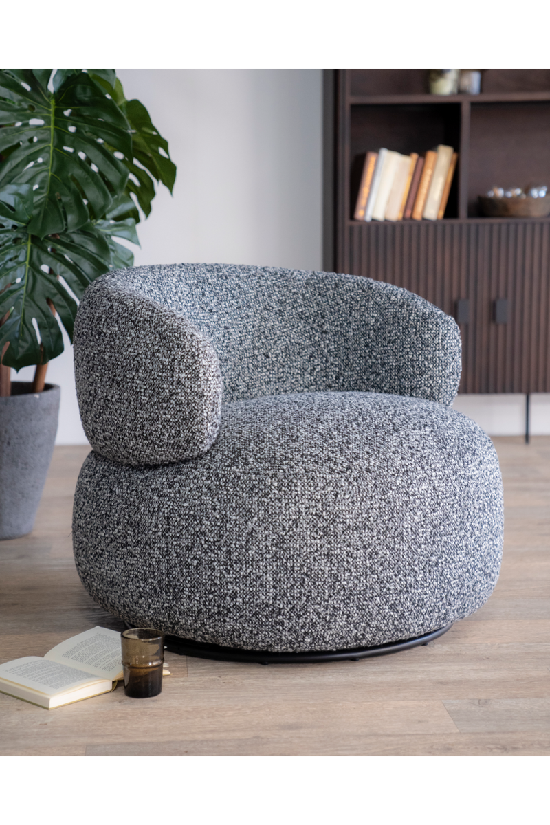 Sillón en Tejido Negro Maywood | Oroa Home Maeve | Oroa.es