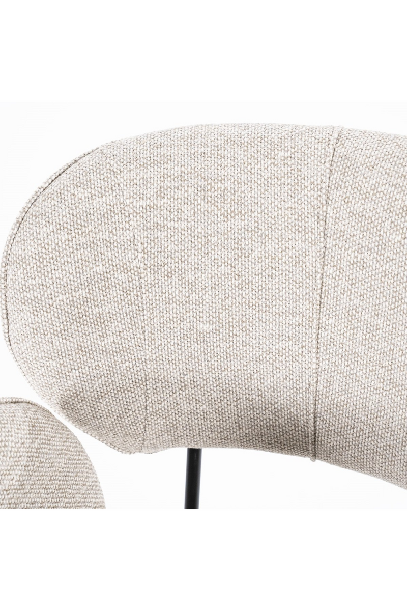 Silla de Comedor con Reposabrazos Taupe | Oroa Home Rosalin | Oroa.es