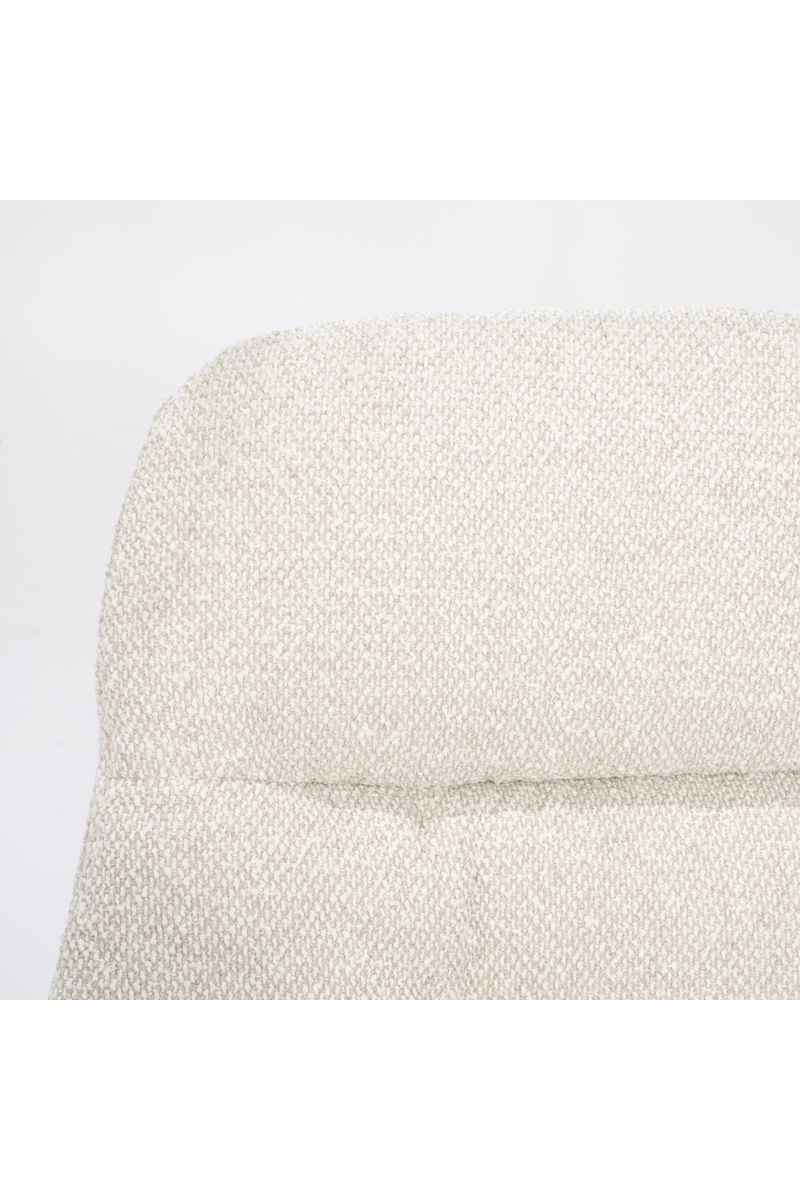 Sillón de Tejido Beige Salerno con Reposapiés | OROA Home Caleb | Oroa.es