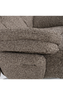 Sillón de Tejido Taupe Salerno con Reposapiés | OROA Home Caleb | Oroa.es