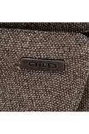 Sillón de Tejido Taupe Salerno con Reposapiés | OROA Home Caleb | Oroa.es