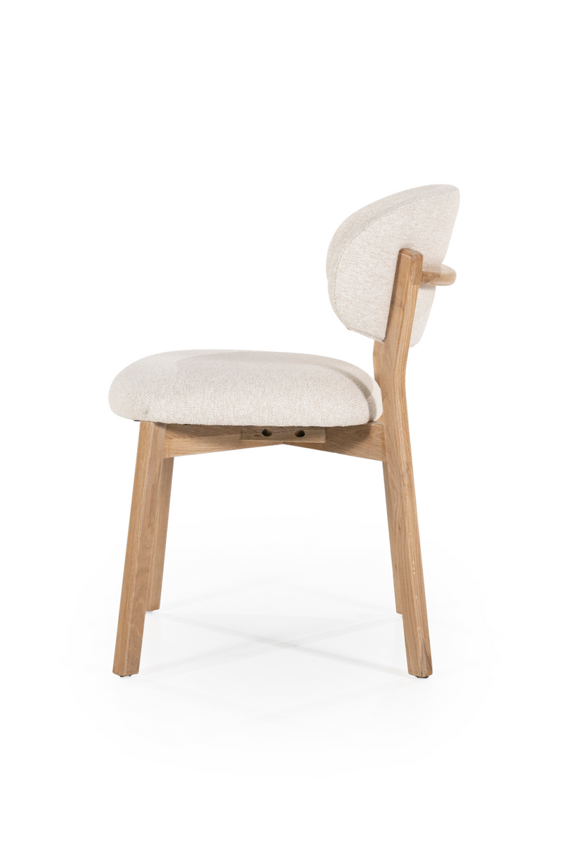 Silla de Comedor de Madera de Roble Natural y Teijido | OROA Home Mikky | Oroa.es