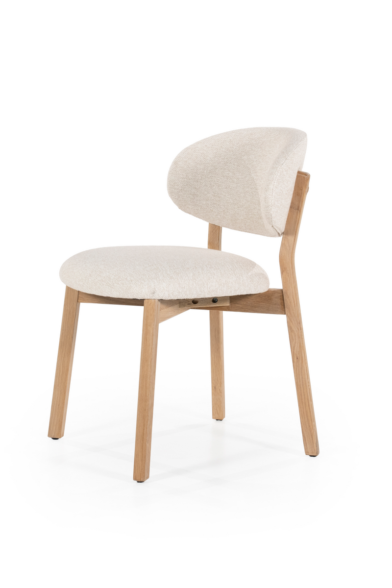 Silla de Comedor de Madera de Roble Natural y Teijido | OROA Home Mikky | Oroa.es