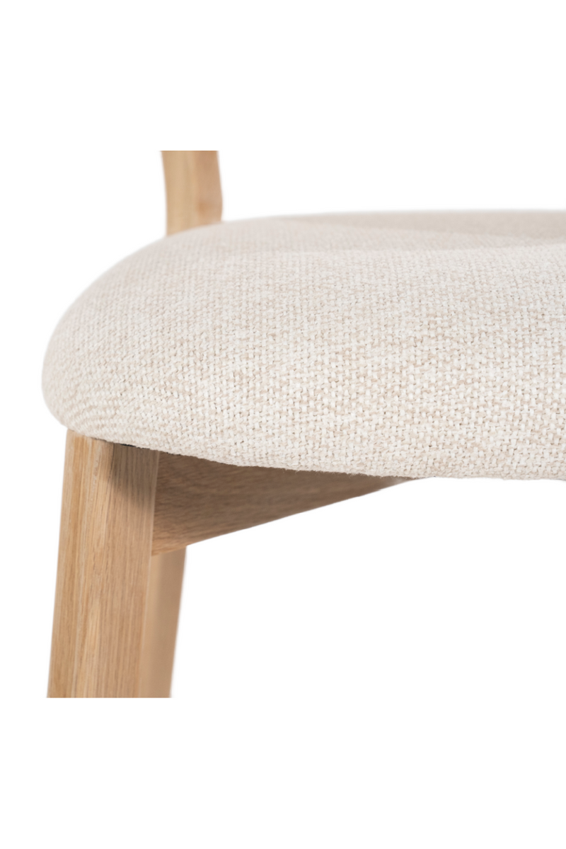 Silla de Comedor de Madera de Roble Natural y Teijido | OROA Home Mikky | Oroa.es