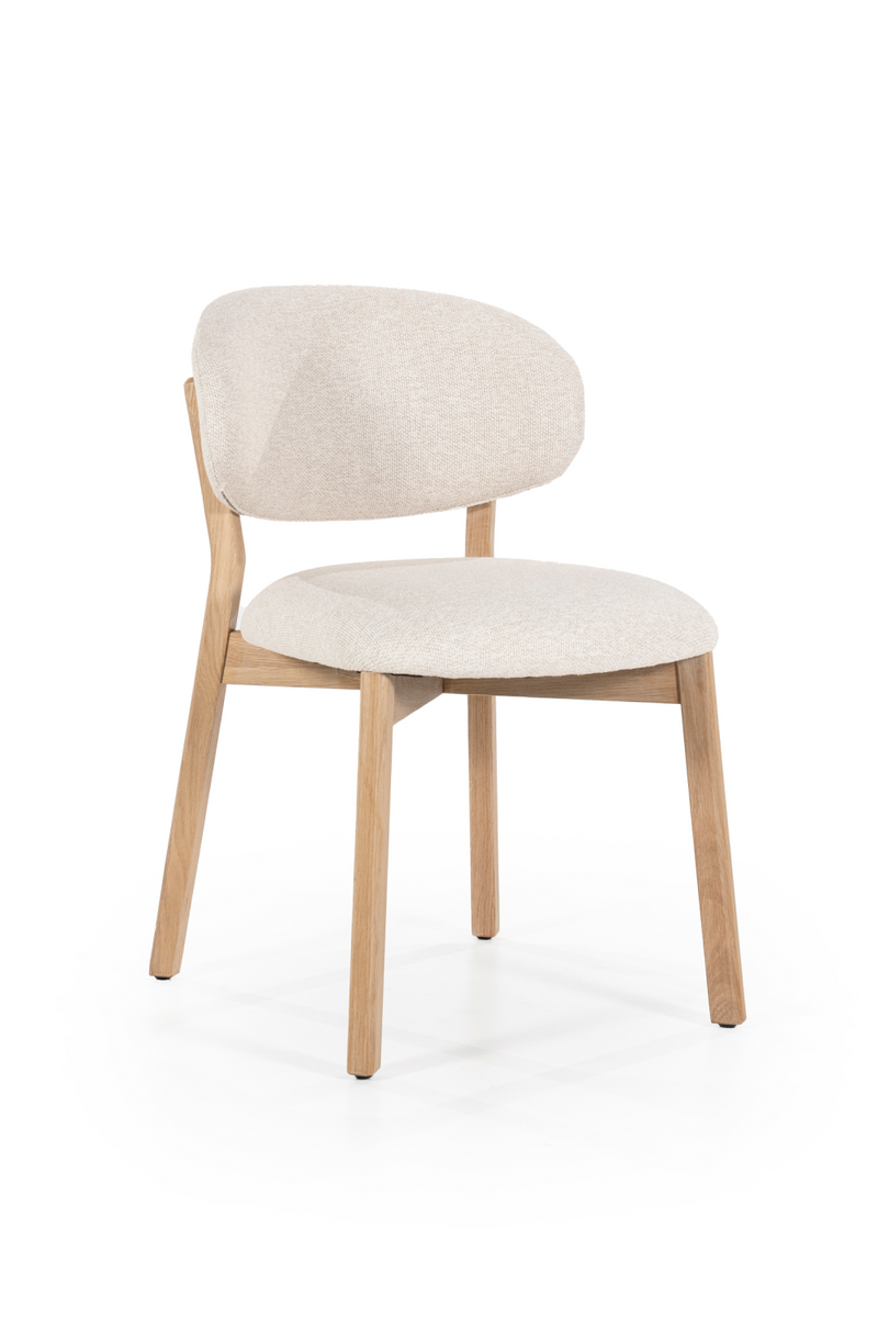 Silla de Comedor de Madera de Roble Natural y Teijido | OROA Home Mikky | Oroa.es