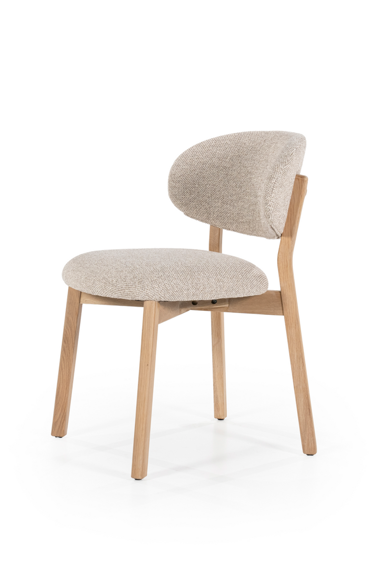 Silla de Comedor de Madera de Roble Natural y Teijido | OROA Home Mikky | Oroa.es