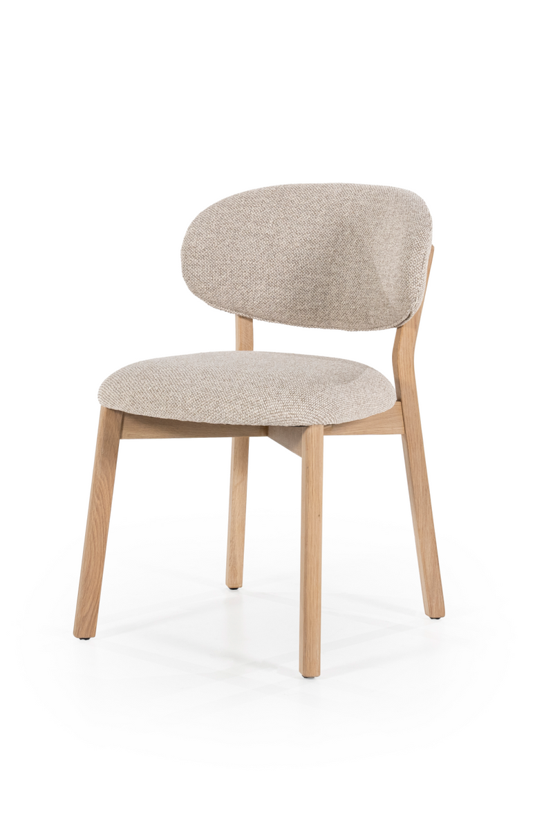 Silla de Comedor de Madera de Roble Natural y Teijido | OROA Home Mikky | Oroa.es