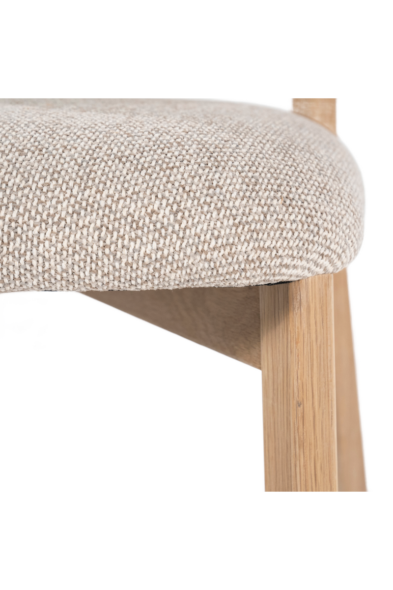 Silla de Comedor de Madera de Roble Natural y Teijido | OROA Home Mikky | Oroa.es