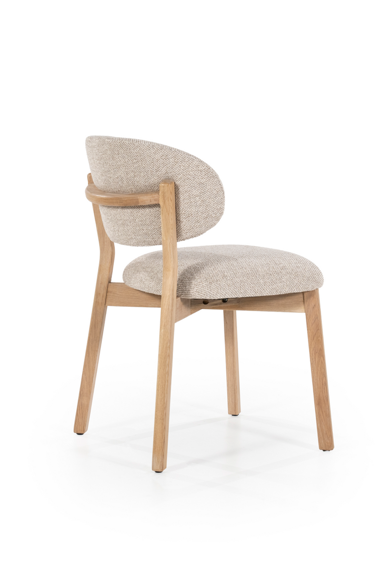 Silla de Comedor de Madera de Roble Natural y Teijido | OROA Home Mikky | Oroa.es