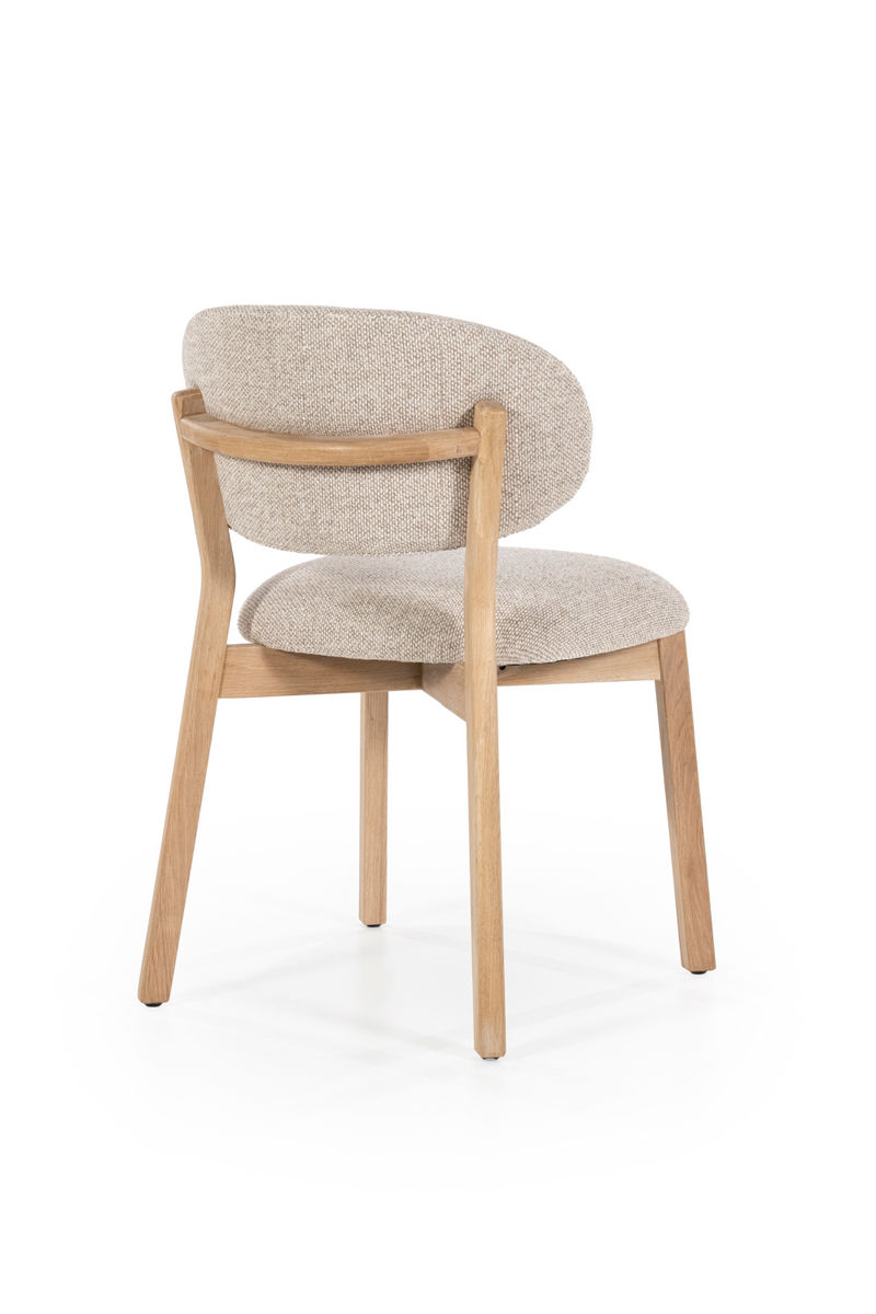 Silla de Comedor de Madera de Roble Natural y Teijido | OROA Home Mikky | Oroa.es