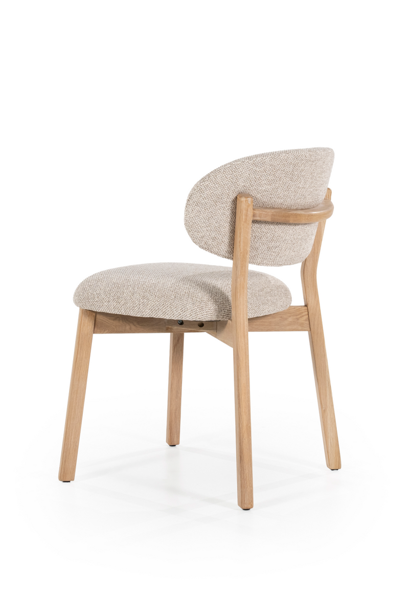 Silla de Comedor de Madera de Roble Natural y Teijido | OROA Home Mikky | Oroa.es