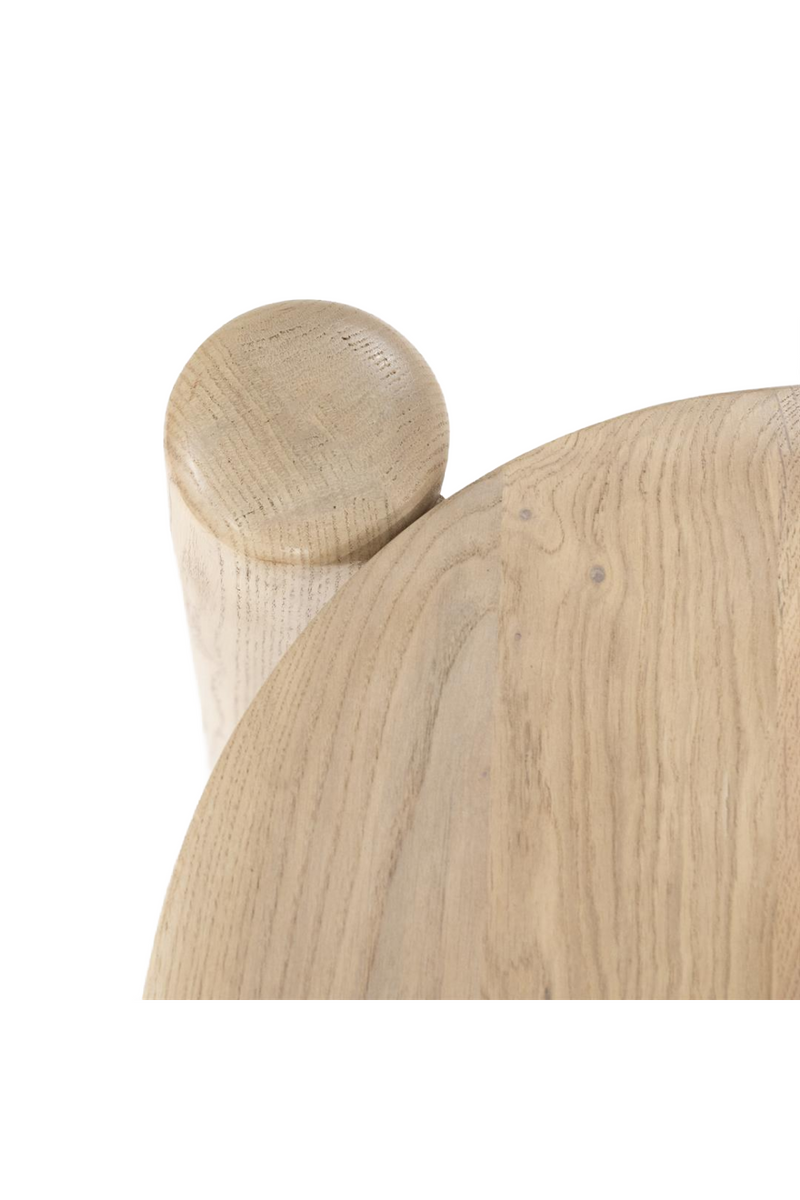 Mesa de Comedor de Madera de Roble 240x100 cm | OROA Home Selbu | Oroa.es