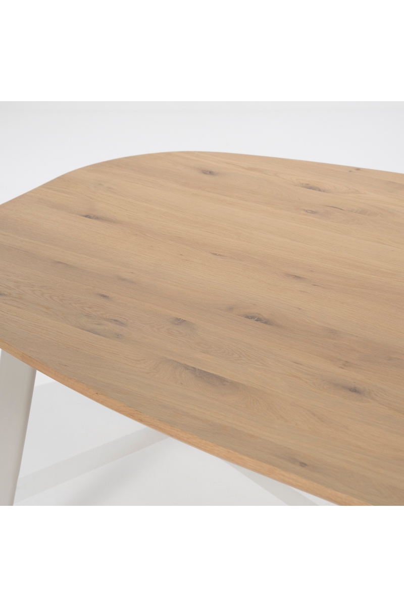 Mesa de Comedor de Madera de Roble y Metal | OROA Home Dion