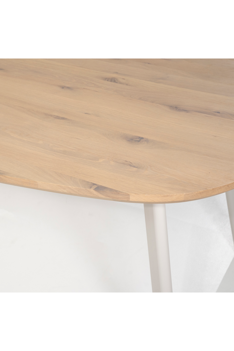 Mesa de Comedor de Madera de Roble y Metal | OROA Home Dion