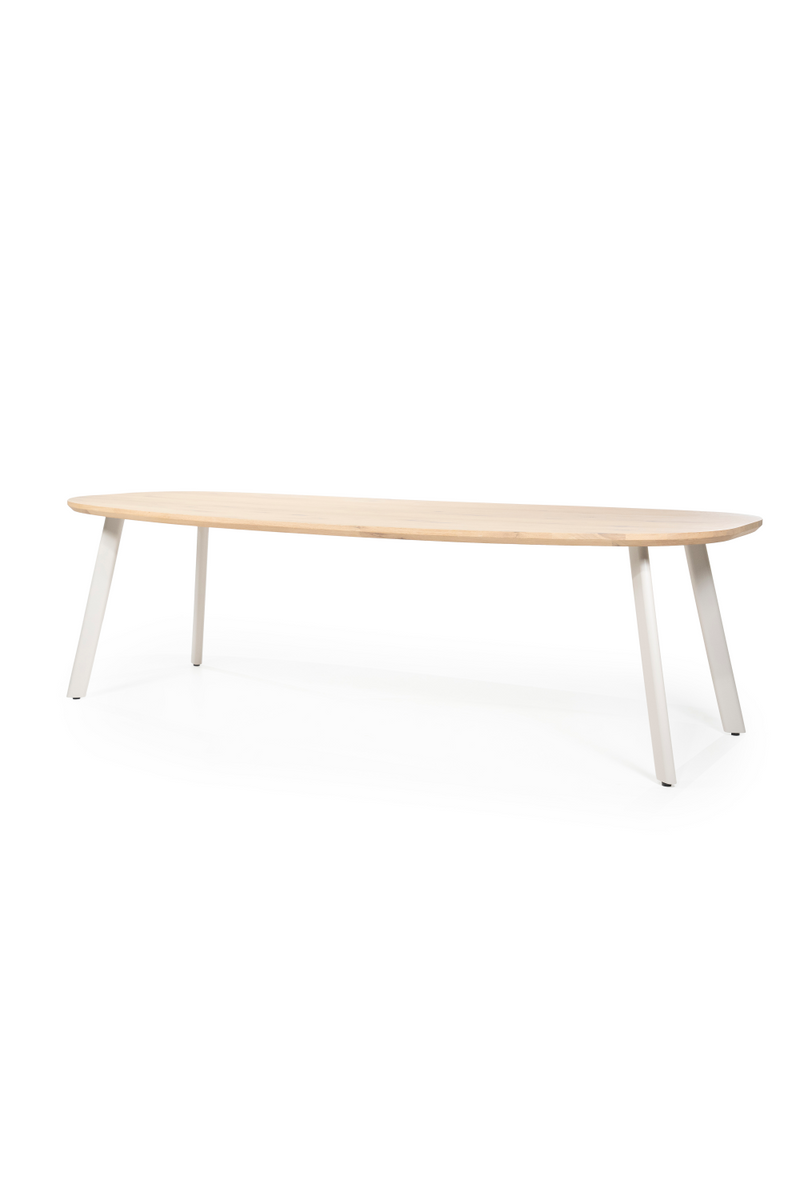 Mesa de Comedor de Madera de Roble y Metal | OROA Home Dion