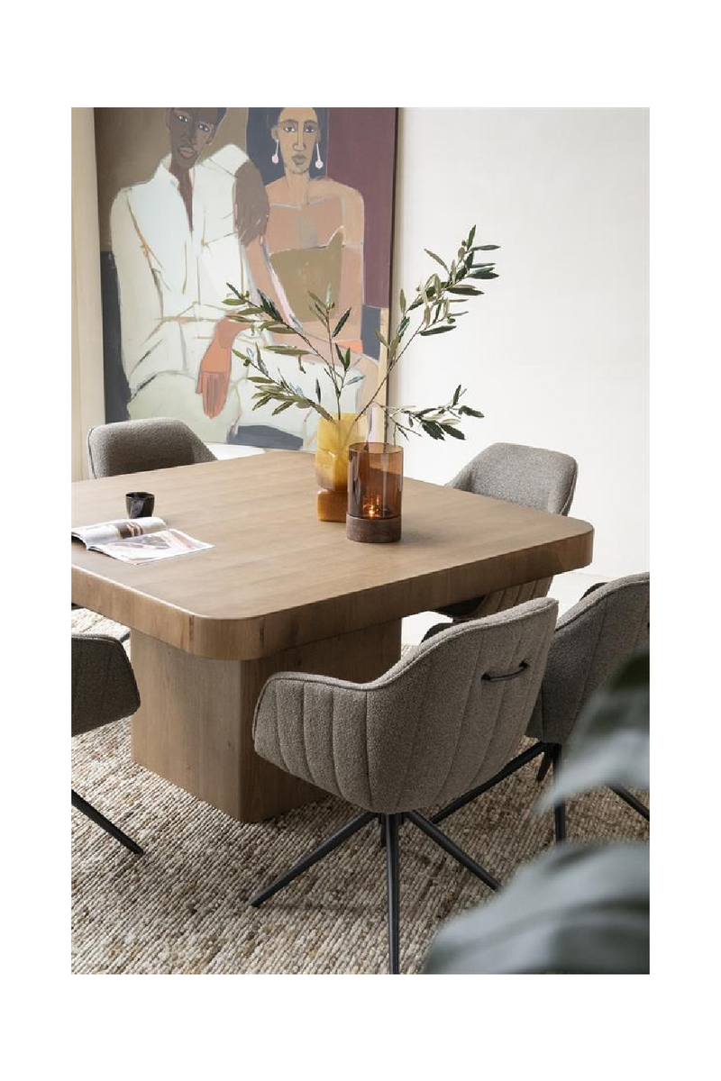 Mesa de Comedor de Chapa de Roble | OROA Home Harmonie