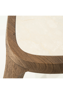 Mesa Auxiliar Triangular de Mármol Blanco | OROA Home Fred