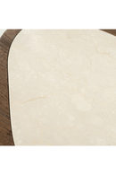 Mesa Auxiliar Triangular de Mármol Blanco | OROA Home Fred