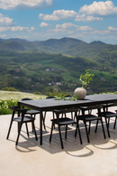 Silla de Comedor de Exterior de Teca Negra | Ethnicraft Bok | Oroa.es