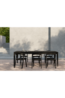 Silla de Comedor de Exterior de Teca Negra | Ethnicraft Bok | Oroa.es