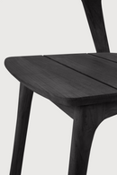 Silla de Comedor de Exterior de Teca Negra | Ethnicraft Bok | Oroa.es