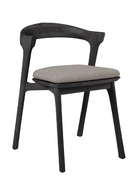Silla de Comedor de Exterior de Teca Negra | Ethnicraft Bok | Oroa.es