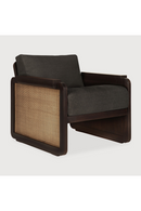 Sillón de Teca Marrón con Cojines | Ethnicraft Panel | Oroa.es