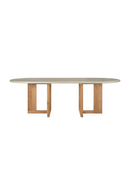 Mesa de Comedor de Jardín de Teca y Hormigón | Ethnicraft Trestle | Oroa.es