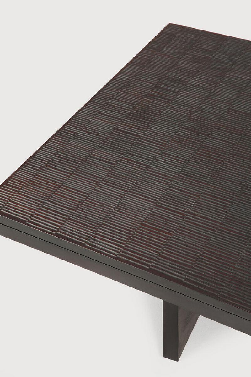 Mesa de Centro de Madera de Teca | Ethnicraft Grooves