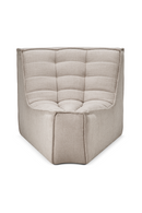 Sofá de Esquina Modular Beige | Ethnicraft N701 | Oroa.es