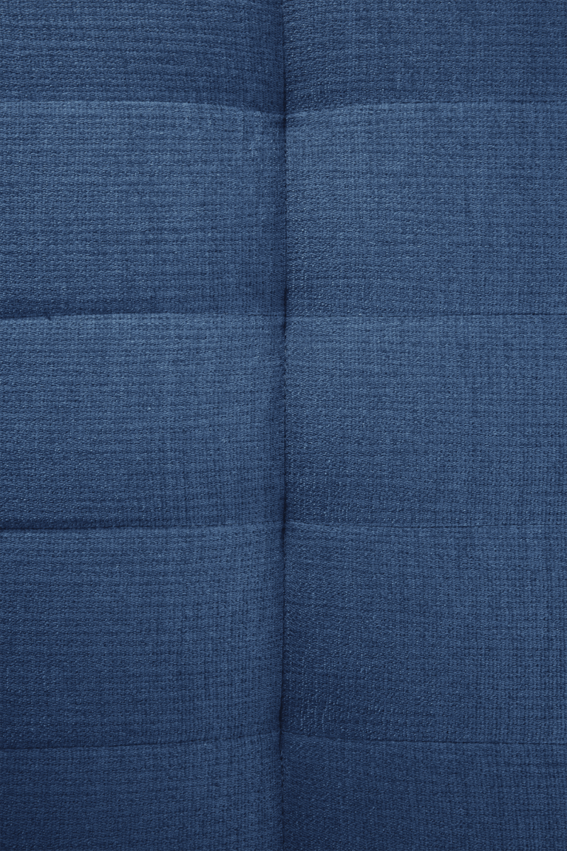 Sofá de Esquina Modular de Tapizado Azul | Ethnicraft N701 | Oroa.es