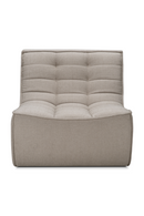 Sofá Modular de Tapizado Ecru | Ethnicraft N701 | Oroa.es