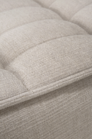 Sofá de Esquina Modular de Tapizado Ecru | Ethnicraft N701 | Oroa.es