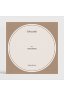 Bandeja de Madera Redonda Blanca | Ethnicraft Tree L | Oroa.es