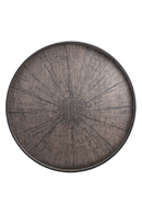 Bandeja de Madera Barnizada Negra Redonda | Ethnicraft Slice XL | Oroa.es
