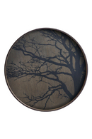 Bandeja de Madera Redonda Negra | Ethnicraft Tree L | Oroa.es