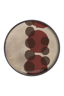Bandeja de Vidrio Orgánica Redonda Pinot | Ethnicraft Layered Dots S | Oroa.es