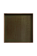 Bandeja de Vidrio Serigrafiado Cuadrado Pequeño | Ethnicraft Second Nature | Oroa.es