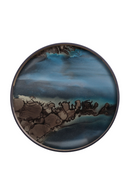 Bandeja de Vidrio Slate Redonda | Ethnicraft Linear Flow S | Oroa.es