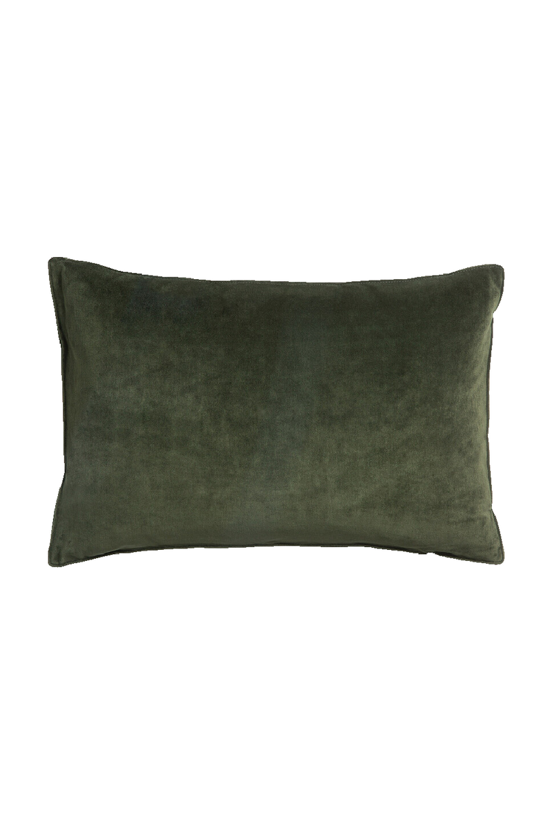 Cojín Lumbar Bosque Verde con Funda y Relleno | Ethnicraft Velvet | Oroa.es