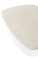 Mesa de Centro Guijarro de Microcement Blanco | Ethnicraft Elements | Oroa.es