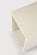 Mesita de Noche de Microcemento Blanco | Ethnicraft Elements | Oroa.es