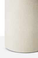 Mesa de Comedor Redonda de Microcement Blanco | Ethnicraft Elements | Oroa.es